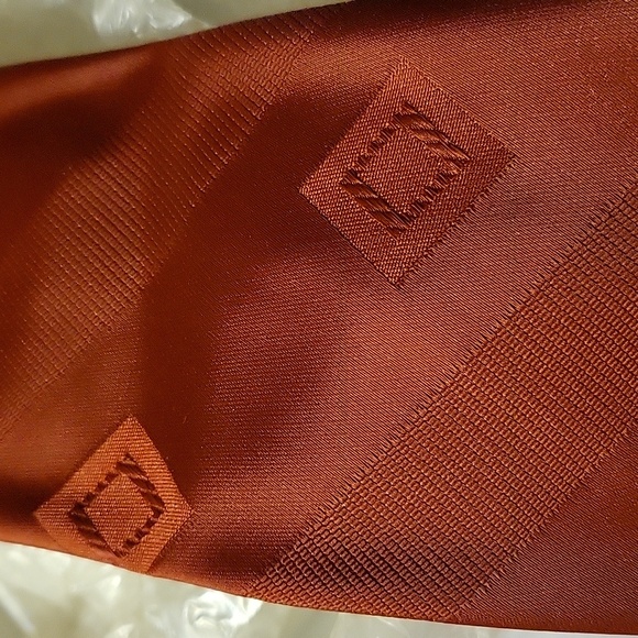 Richman Brothers Snapper Silver Snap Clip On Men's Tie Burgundy Polyester - Picture 2 of 12